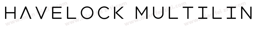 Havelock Multiline字体转换